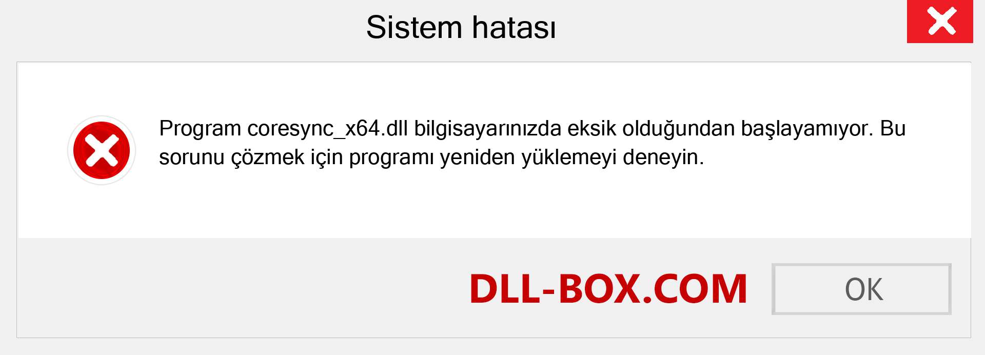 coresync_x64.dll dosyası eksik mi? Windows 7, 8, 10 için İndirin - Windows'ta coresync_x64 dll Eksik Hatasını Düzeltin, fotoğraflar, resimler